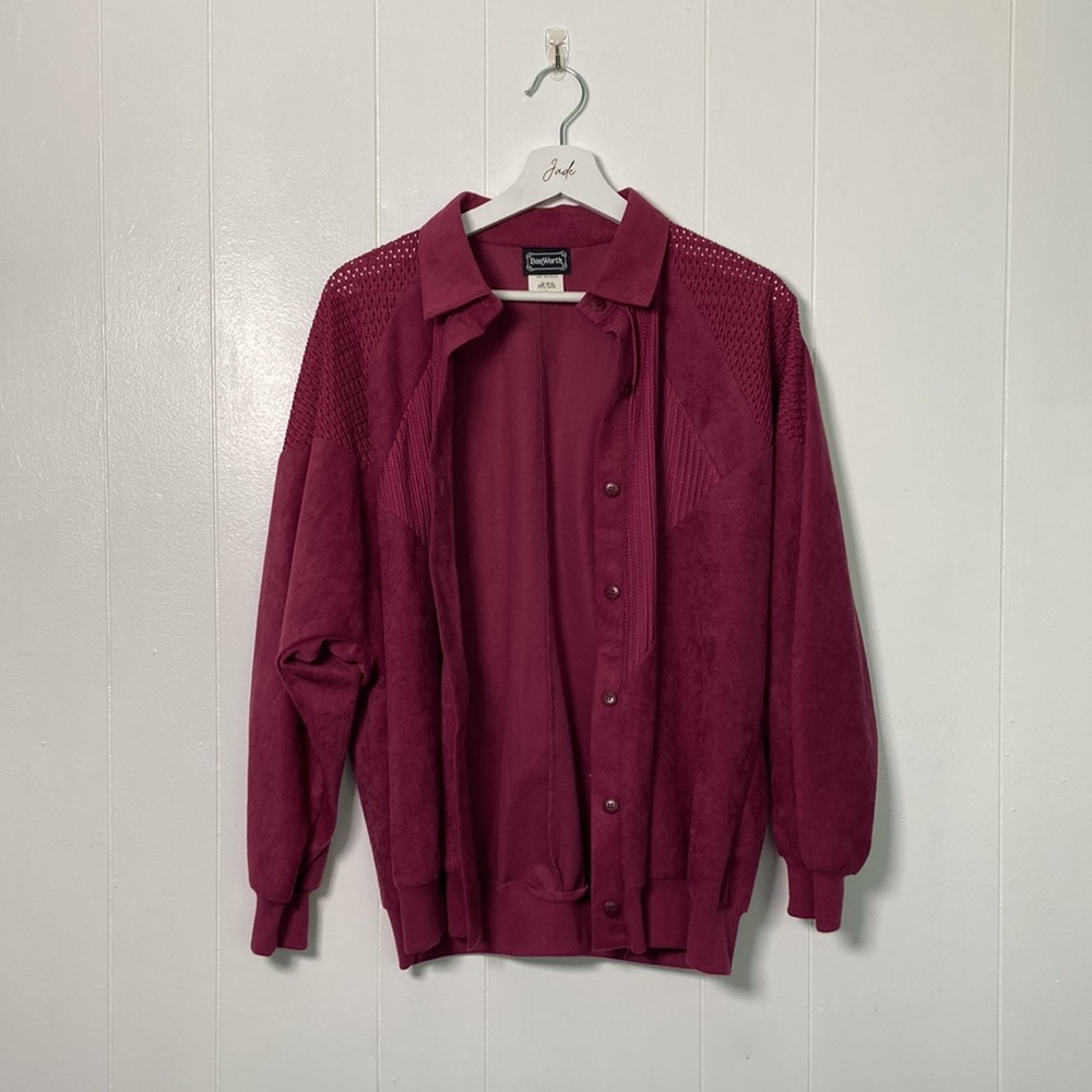 Light Burgundy 90s Jacket - Picture 7 of 7
